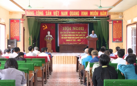 Đại biểu HĐND tỉnh Thái Bình khóa XVII tiếp xúc cử tri huyện Vũ Thư 