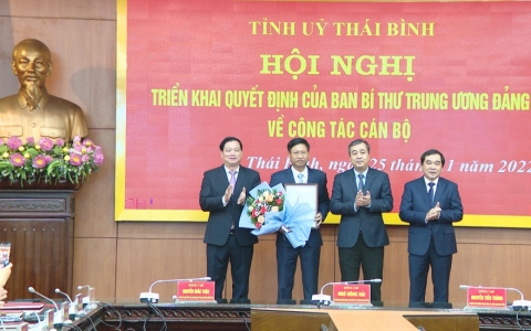 Đồng chí Đinh Gia Dũng - Chủ tịch UBND Thành phố Thái Bình tham gia Ban chấp hành Đảng bộ tỉnh
