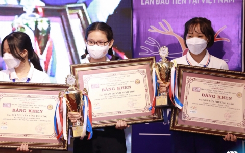 Học sinh Thái Bình giành huy chương vàng cuộc thi Sơ đồ tư duy Việt Nam