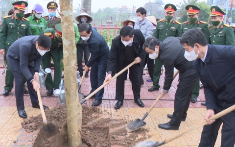 Phát động Tết trồng cây và thông xe đường Chu Văn An