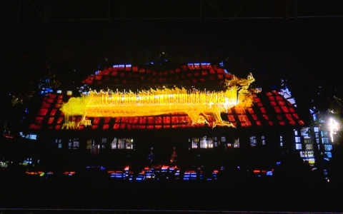 Sẽ có màn trình chiếu 3D mapping độc đáo tại lễ hội Đền Trần