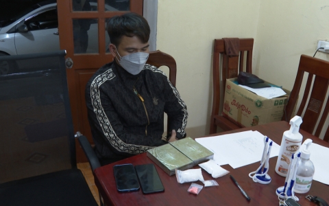 Công an tỉnh Thái Bình bắt quả tang đối tượng vận chuyển, mua bán trái phép 02 bánh heroin