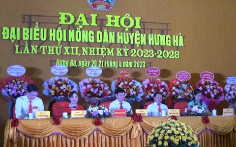 Đại hội đại biểu Hội Nông dân huyện Hưng Hà nhiệm kỳ 2023 – 2028
