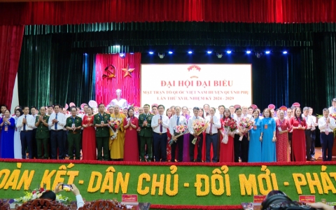 Đại hội đại biểu Mặt trận Tổ quốc Việt Nam huyện Quỳnh Phụ - Củng cố vững chắc khối đại đoàn kết toàn dân