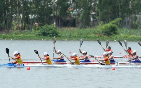 Nguyễn Thị Thanh Mai - Vận động viên đua thuyền Thái Bình tại đội tuyển Việt Nam đạt Huy chương Bạc tại Sea games 31