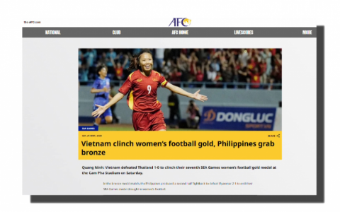Truyền thông khu vực bình luận về chiến thắng của tuyển nữ Việt Nam