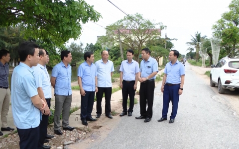 Giám sát công tác quản lý và bảo trì công trình giao thông đường bộ tại huyện Tiền Hải
