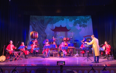 Nhà hát chèo Thái Bình báo cáo chương trình dự thi Độc tấu  - Hòa tấu nhạc cụ dân tộc năm 2023