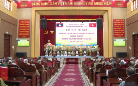 Kỷ niệm 60 năm ngày thiết lập quan hệ ngoại giao Việt Nam - Lào 
