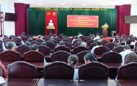 Đại biểu HĐND tỉnh, HĐND Thành phố tiếp xúc cử tri Thành phố Thái Bình