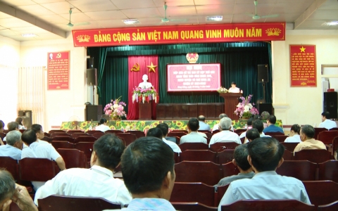 Đại biểu HĐND tỉnh tiếp xúc cử tri huyện Vũ Thư
