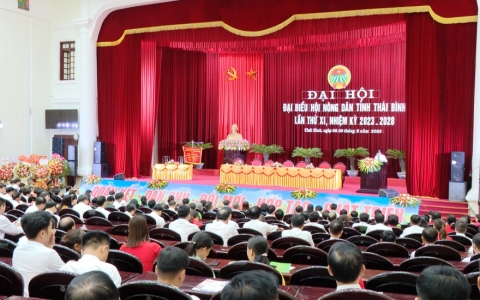 Đại hội đại biểu Hội Nông dân tỉnh Thái Bình lần thứ XI, nhiệm kỳ 2023-2028