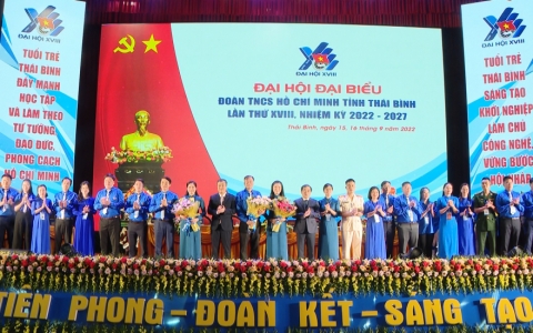 Đại hội Đại biểu Đoàn TNCS HCM tỉnh Thái Bình nhiệm kỳ 2022-2027