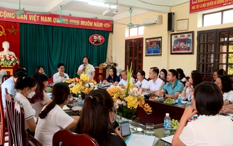 Kiểm tra công tác thực hiện chương trình Giáo dục phổ thông mới tại Thái Bình