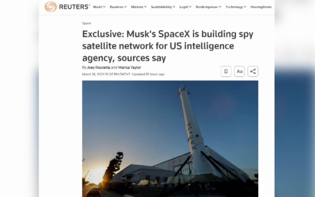 SpaceX ký hợp đồng mật với cơ quan tình báo Mỹ