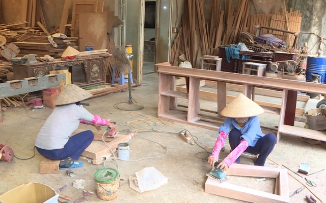 Đông La phát triển nghề tạo việc làm cho lao động nông thôn