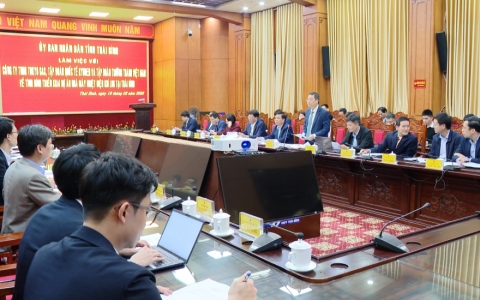 Phấn đấu khởi công dự án Nhà máy nhiệt điện LNG Thái Bình trong tháng 9 năm 2025