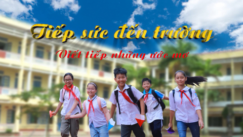 TIẾP SỨC ĐẾN TRƯỜNG: EM PHẠM TRUNG TÍN