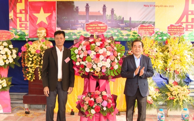 Khánh thành công trình tu bổ tôn tạo di tích lịch sử văn hóa đình Tịnh Xuyên, xã Hồng Minh