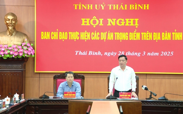 Quyết liệt triển khai các dự án, công trình trọng điểm trên địa bàn tỉnh